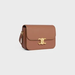 Clearance CLASSIQUE TRIOMPHE BAG in shiny calfskin Women Triomphe | Categories·Cross-Body Bags