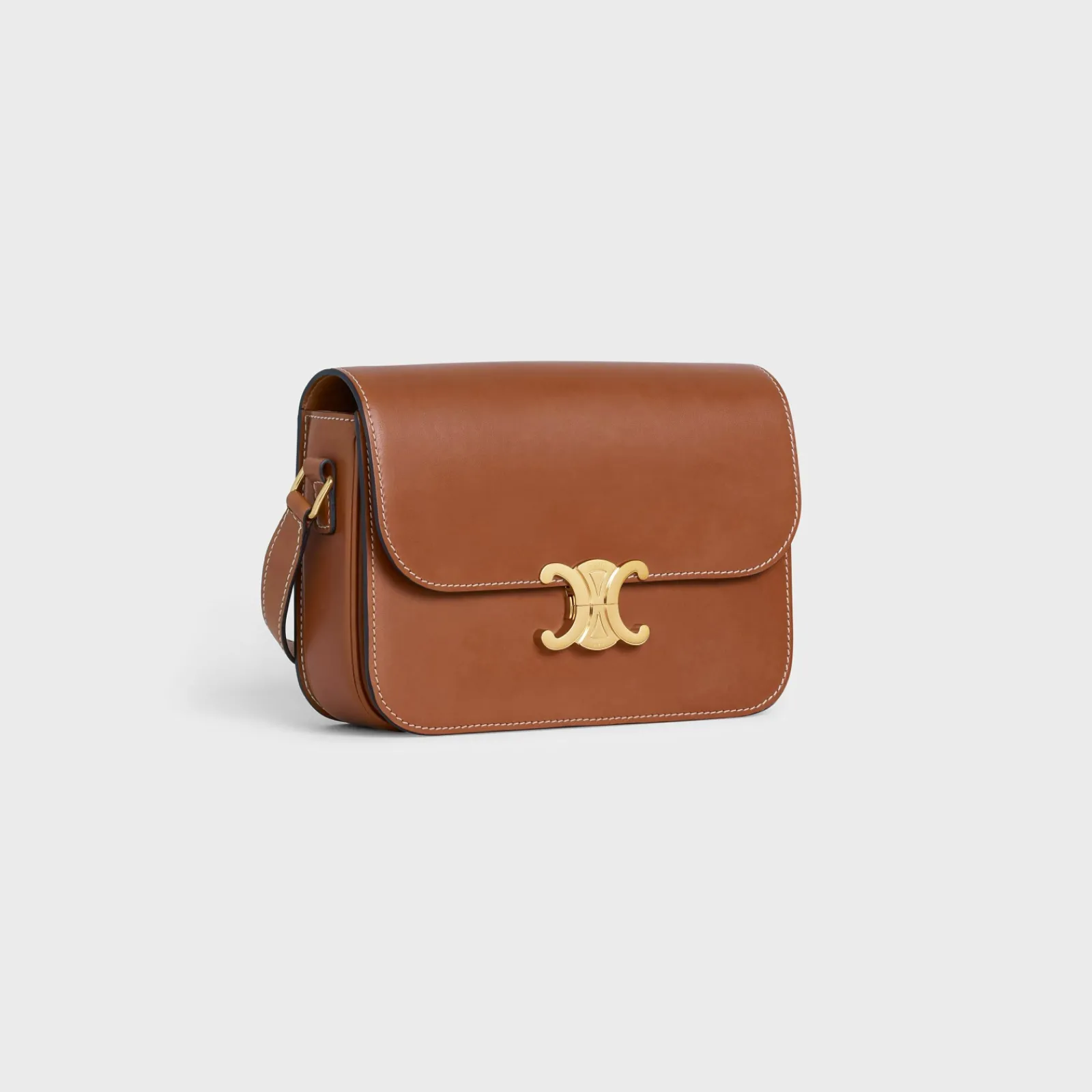 Clearance CLASSIQUE TRIOMPHE BAG in Natural Calfskin Women Triomphe | Categories·Cross-Body Bags