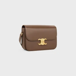 Sale CLASSIQUE TRIOMPHE BAG in shiny calfskin Women Triomphe | Categories·Cross-Body Bags