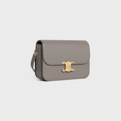 New CLASSIQUE TRIOMPHE BAG in shiny calfskin Women Triomphe | Categories·Cross-Body Bags