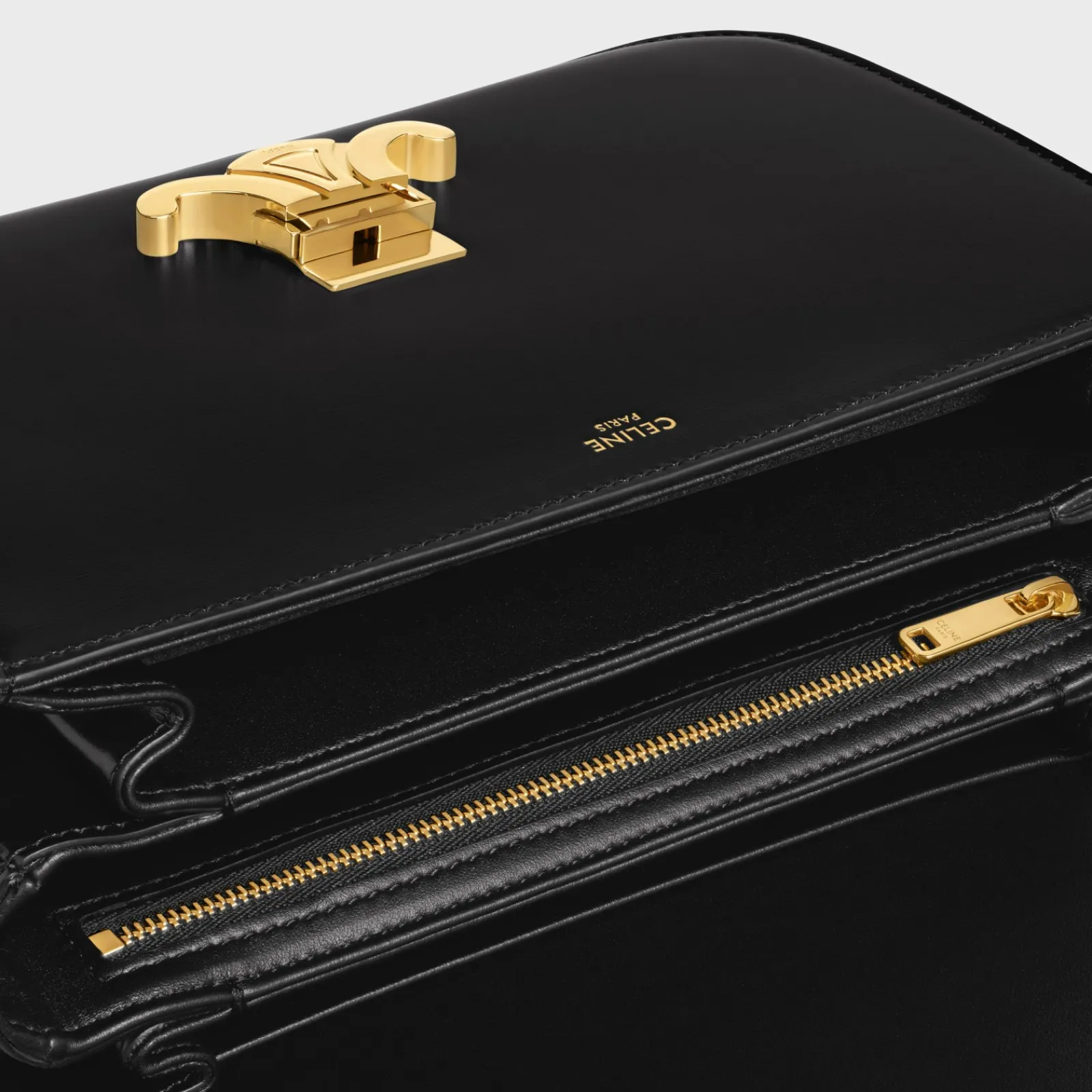 Outlet CLASSIQUE TRIOMPHE BAG in shiny calfskin Women Triomphe | Categories·Cross-Body Bags