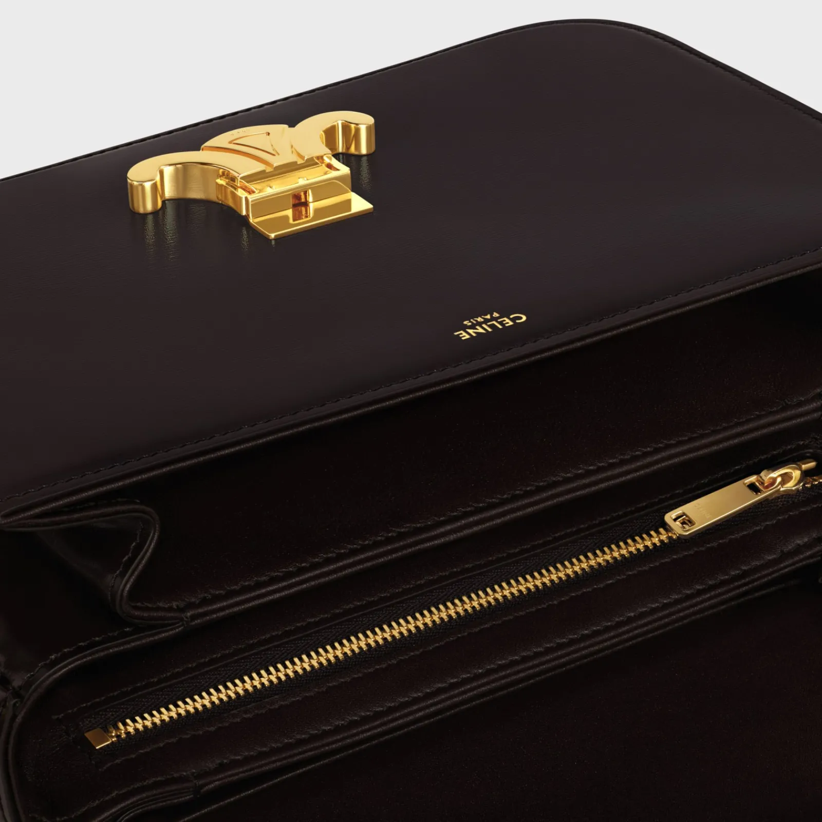 Online CLASSIQUE TRIOMPHE BAG in shiny calfskin Women Triomphe | Categories·Cross-Body Bags