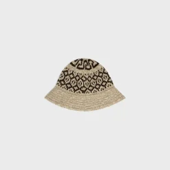 New cloche hat in triomphe fair isle wool Women Beanies And Scarves