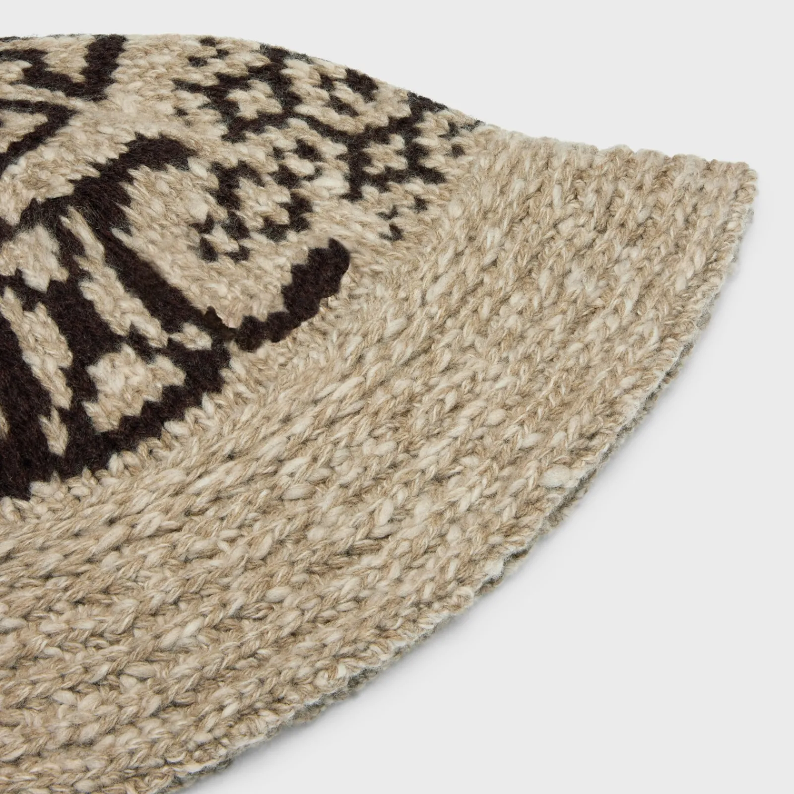 New cloche hat in triomphe fair isle wool Women Beanies And Scarves