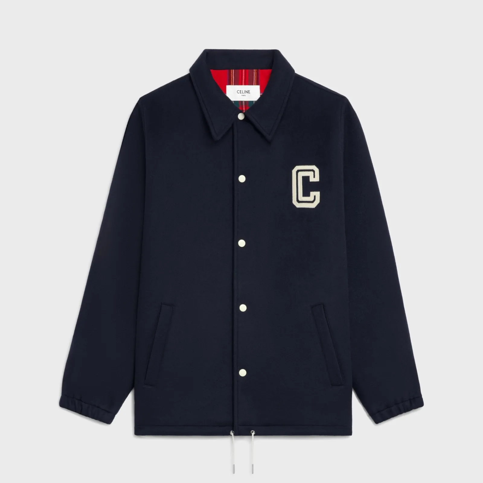 Online coach jacket in double-face wool Coats & Blousons