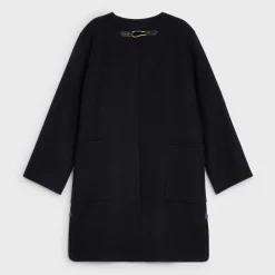 Discount COAT WITH PURE COLLAR IN DOUBLE FACED CASHMERE Women Coats