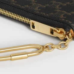 Hot Coin And Card Pouch in Triomphe Canvas Women Triomphe Canvas | Categories·Coin And Card Holders