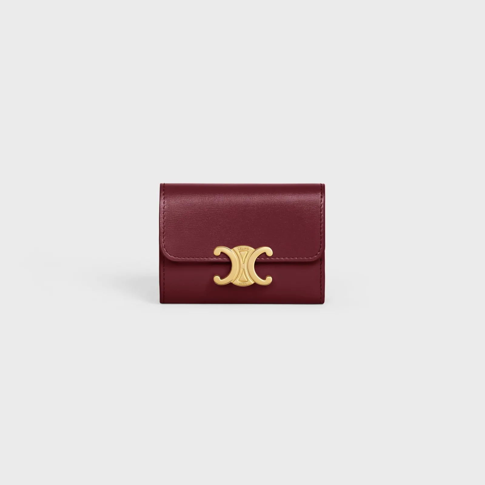 Discount COMPACT WALLET WITH COIN TRIOMPHE in Shiny calfskin Women Triomphe | Categories·Wallets