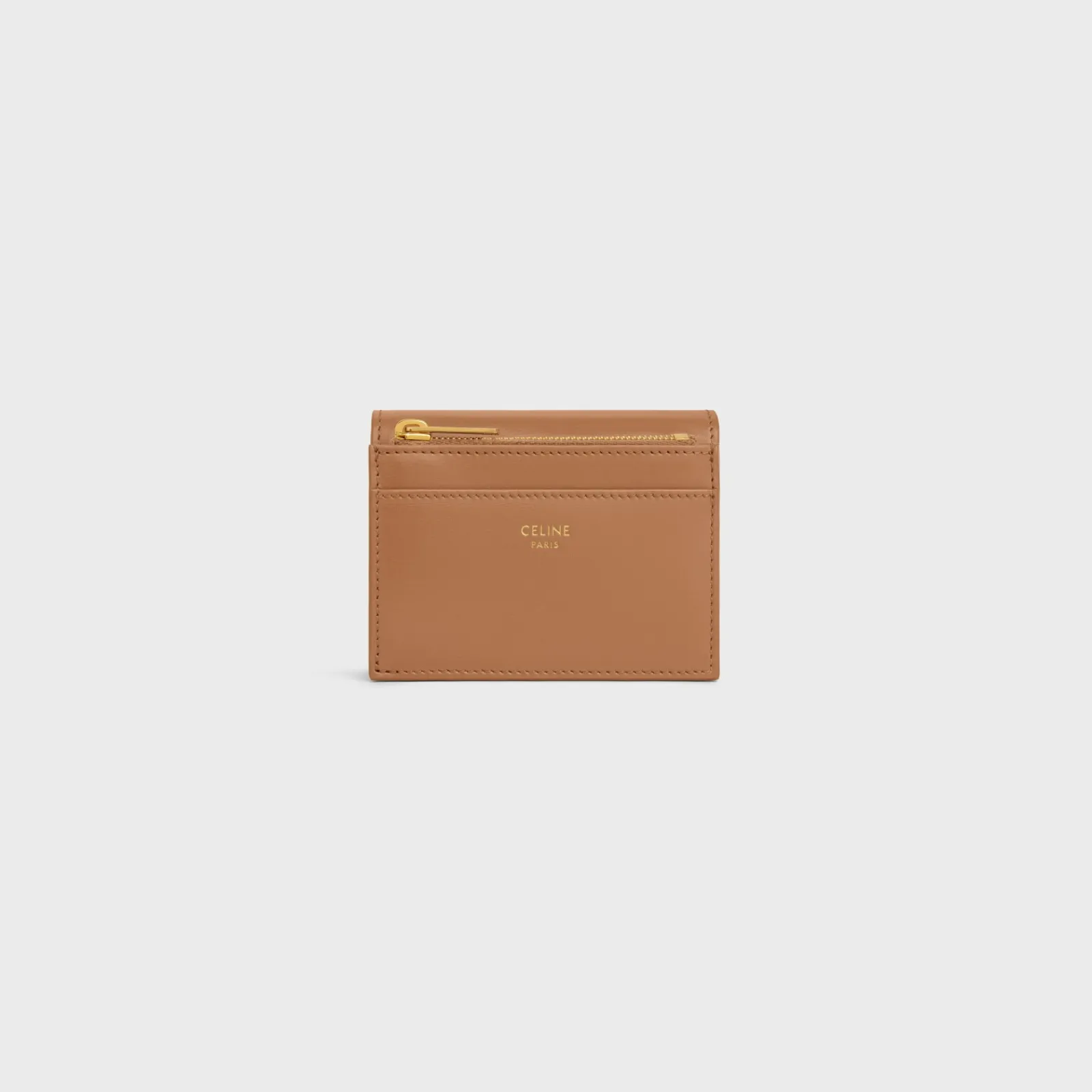 Best COMPACT WALLET WITH COIN TRIOMPHE in Shiny calfskin Women Triomphe | Categories·Wallets