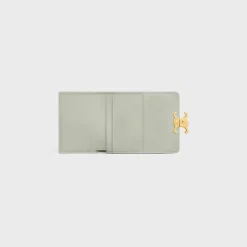 Sale COMPACT WALLET WITH COIN TRIOMPHE in Shiny calfskin Women Triomphe | Categories·Wallets