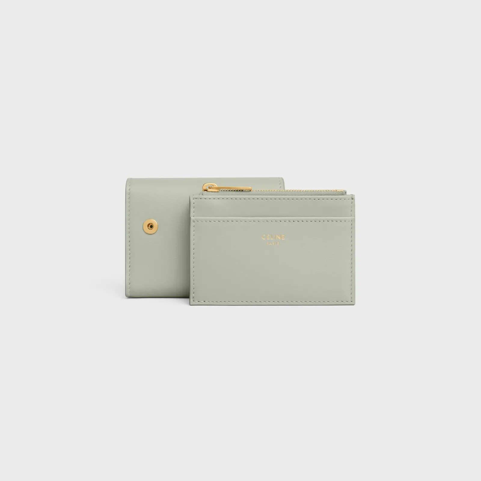Sale COMPACT WALLET WITH COIN TRIOMPHE in Shiny calfskin Women Triomphe | Categories·Wallets