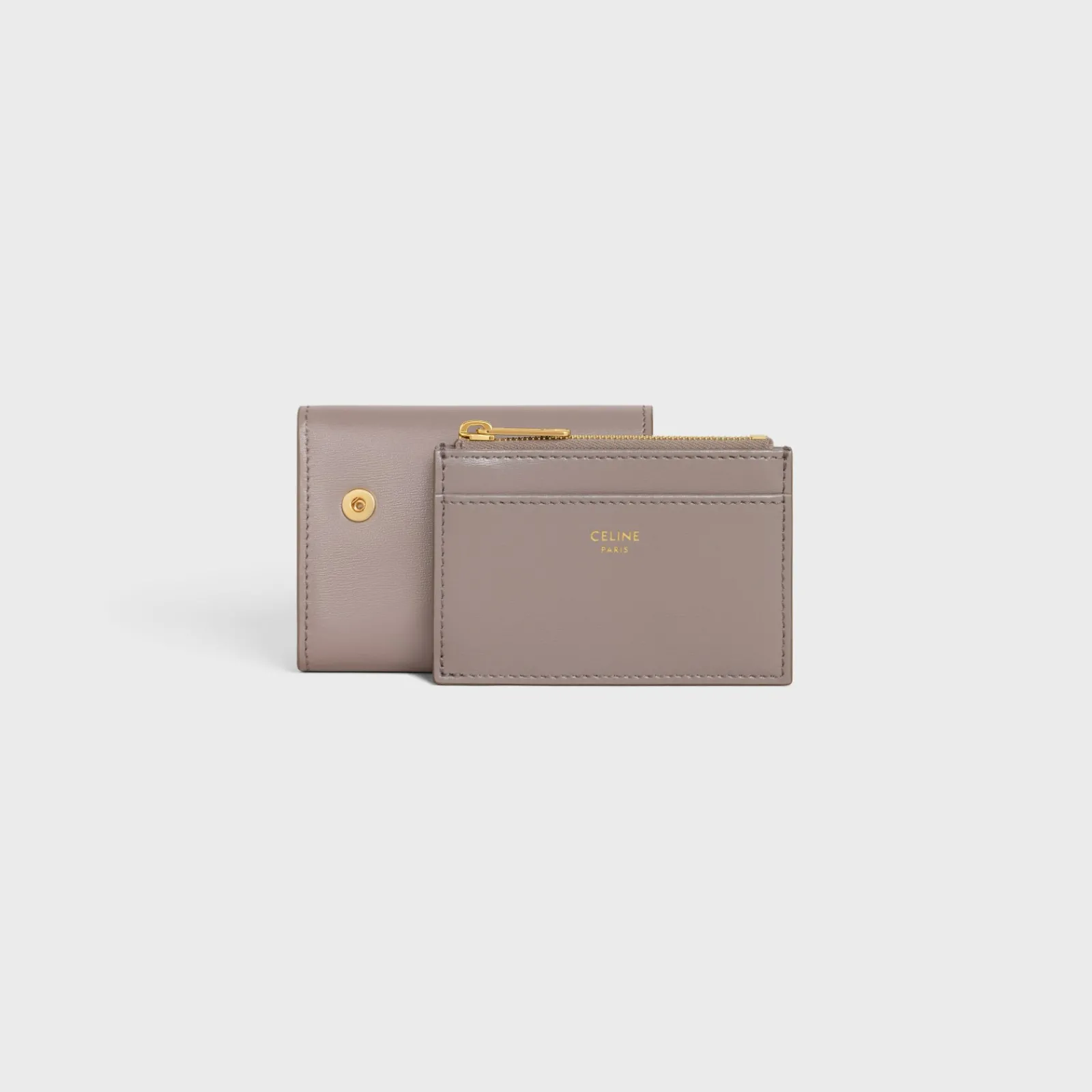 Clearance COMPACT WALLET WITH COIN TRIOMPHE in Shiny calfskin Women Triomphe | Categories·Wallets