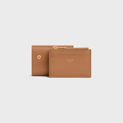 Best COMPACT WALLET WITH COIN TRIOMPHE in Shiny calfskin Women Triomphe | Categories·Wallets