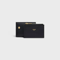 Fashion COMPACT WALLET WITH COIN TRIOMPHE in Shiny calfskin Women Triomphe | Categories·Wallets