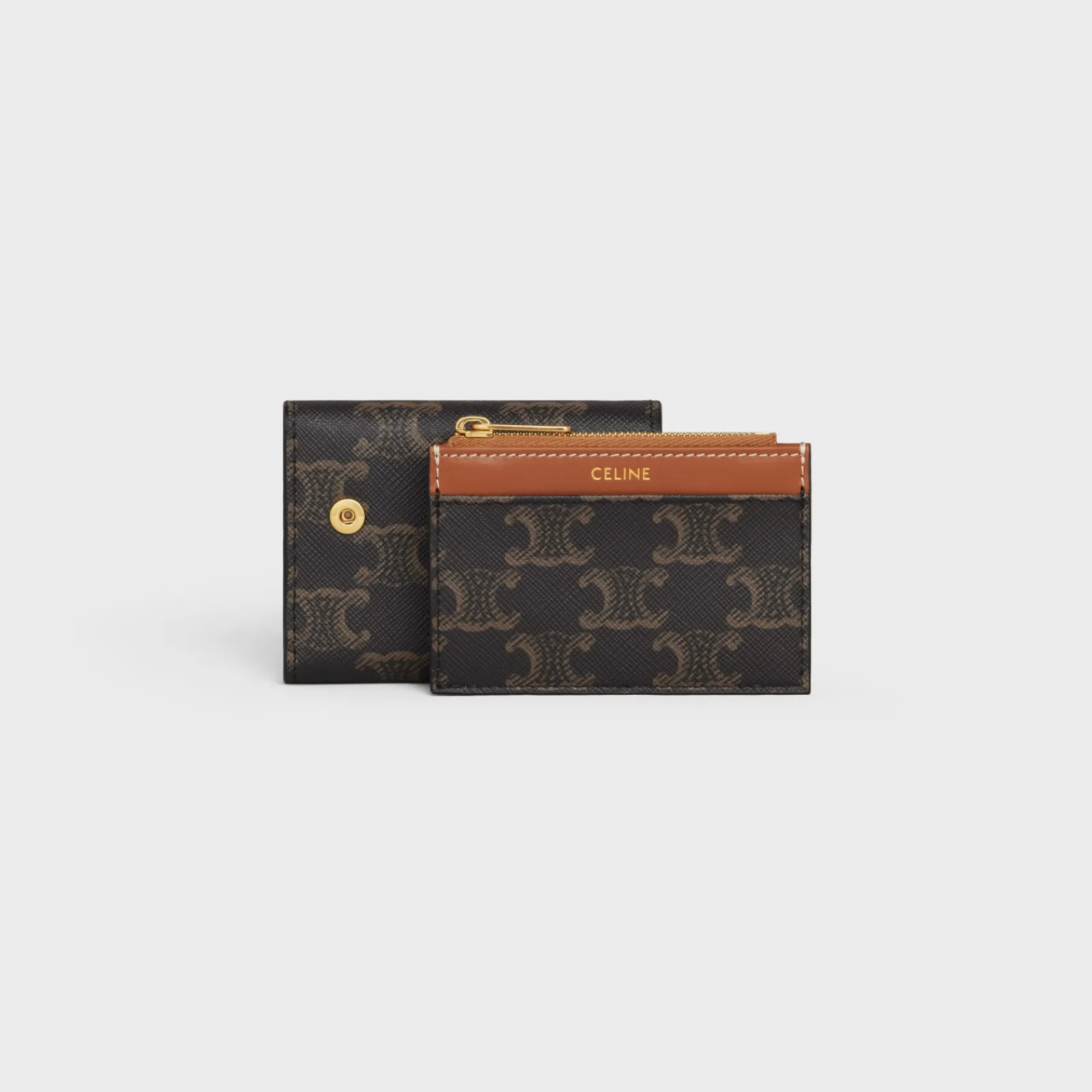 Sale COMPACT WALLET WITH COIN TRIOMPHE in triomphe canvas Women Triomphe Canvas | Categories·Wallets