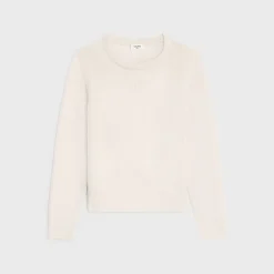 Online Crew neck sweater in heritage cashmere Women Knitwear