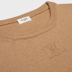 Best crew neck sweater in heritage cashmere Women Knitwear
