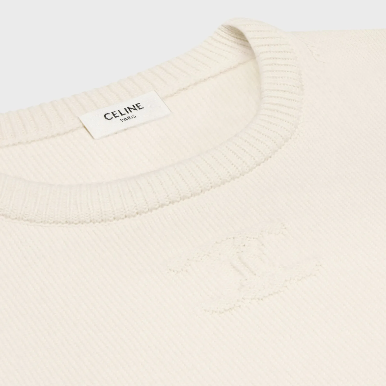 Online Crew neck sweater in heritage cashmere Women Knitwear