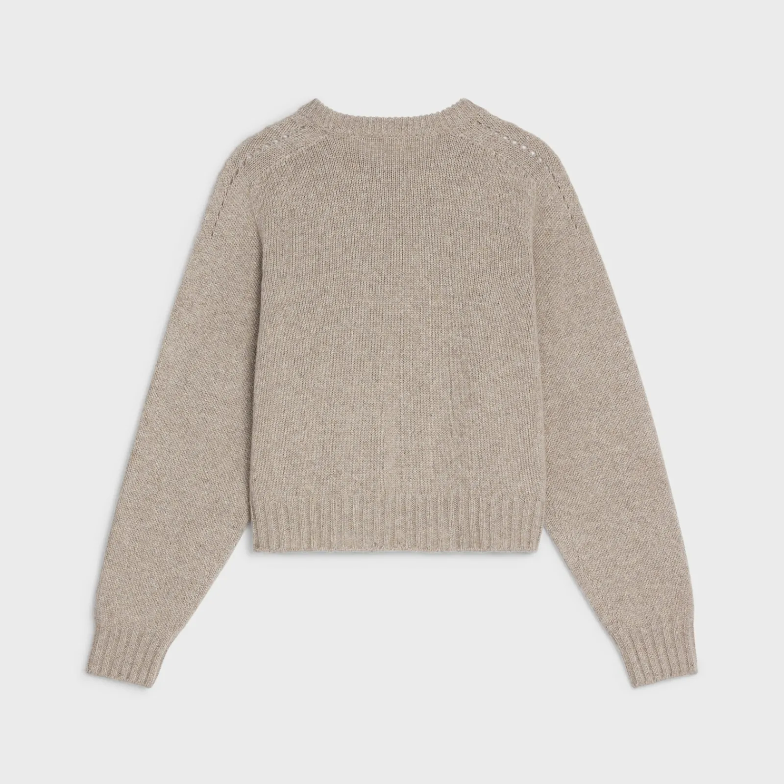 Clearance CREW NECK SWEATER IN SEAMLESS CASHMERE Women Knitwear