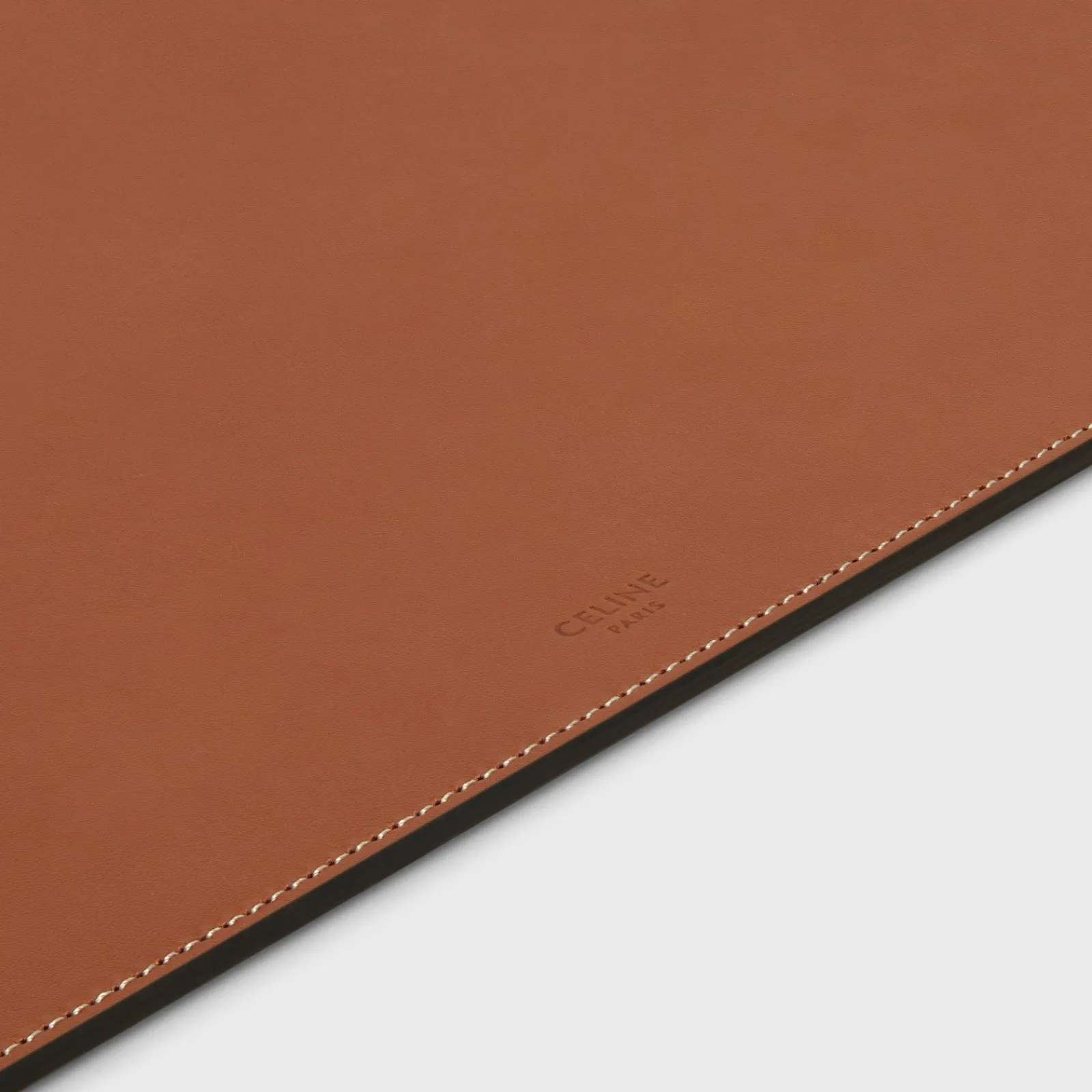 Hot Desk Pad in Natural Calfskin Stationery