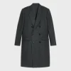 Online DIAGONAL WOOL OVERCOAT Coats & Blousons