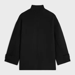 Hot egg coat in double face wool Women Coats