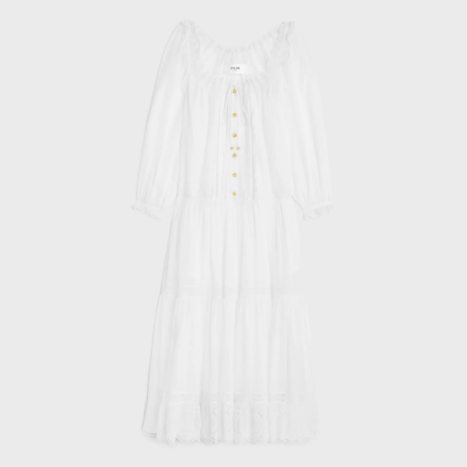 Best embroidered folk dress in cotton muslin Women Dresses And Skirts