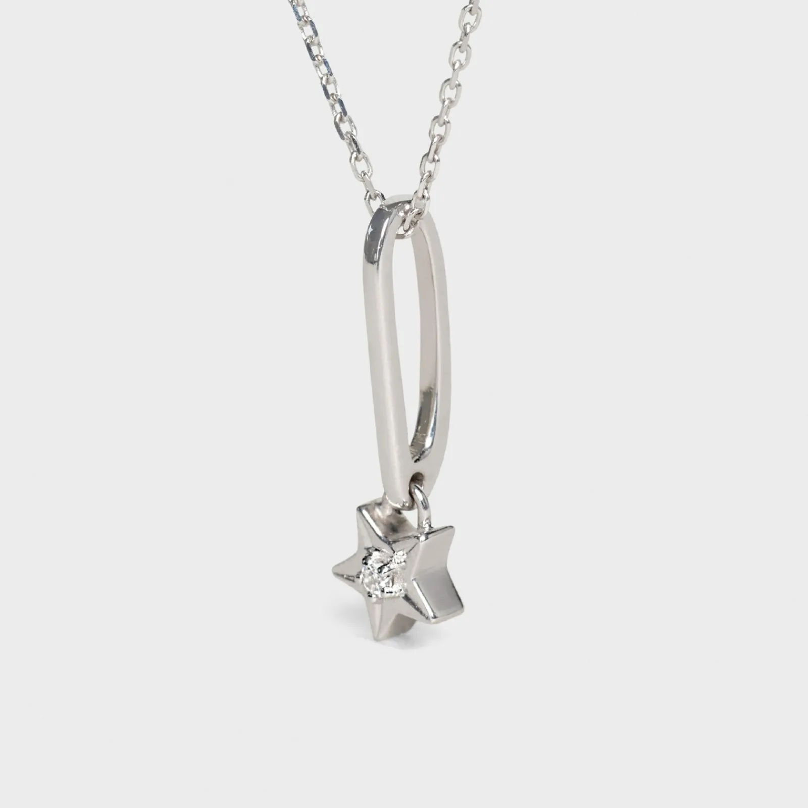 Outlet Etoile Necklace in White Gold and Diamond Women Other Lines | Categories·Necklaces
