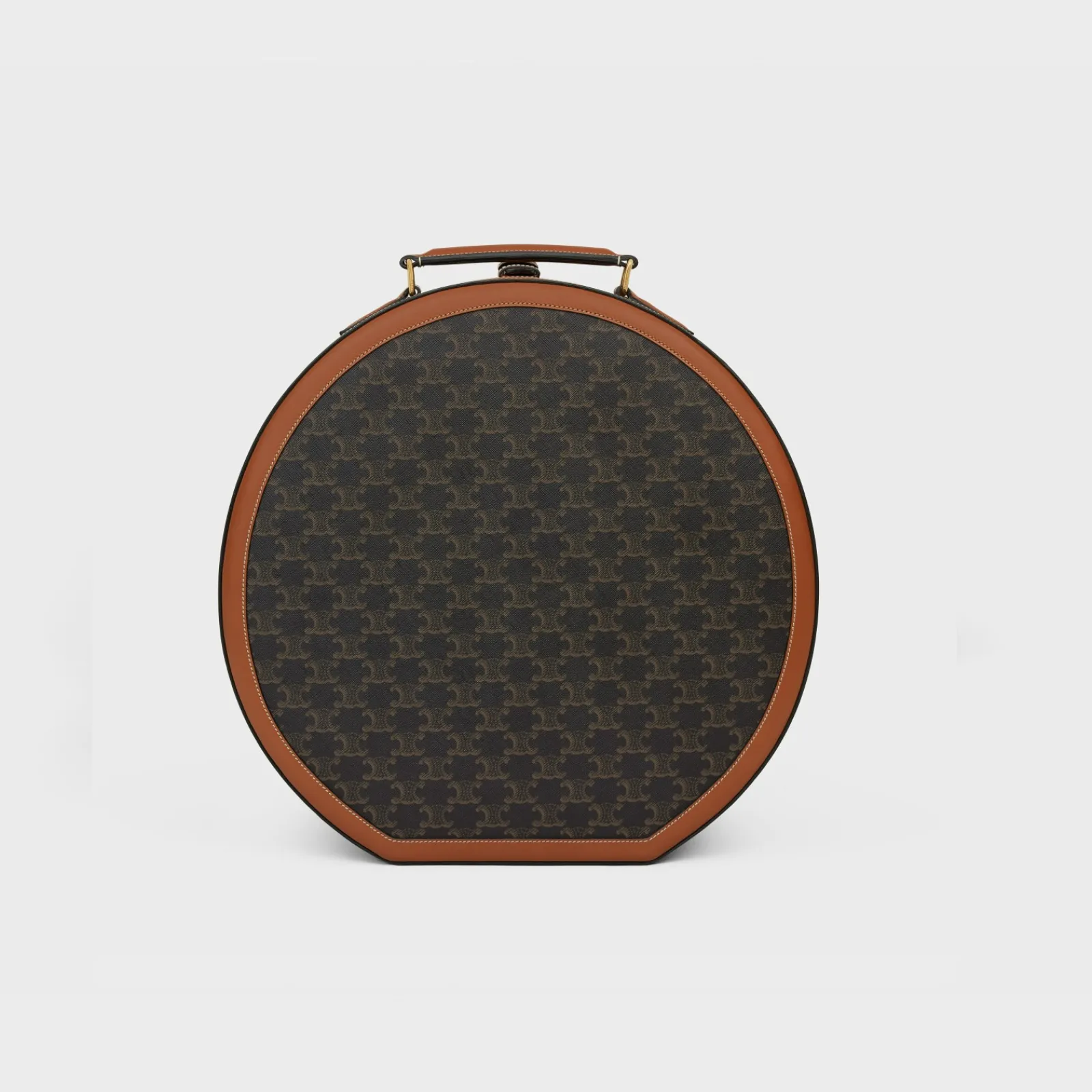 Fashion Fedora case in triomphe canvas and calfskin Travel