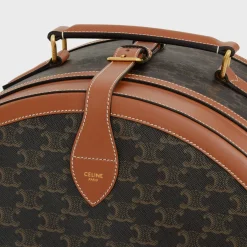 Fashion Fedora case in triomphe canvas and calfskin Travel