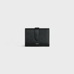 Discount Fine Strap Wallet in Grained Calfskin Essentials | Categories·Allets