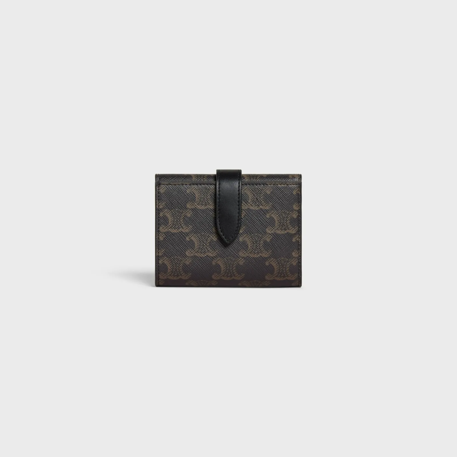 Discount Fine Strap Wallet in Triomphe Canvas and Lambskin Triomphe Canvas | Essentials