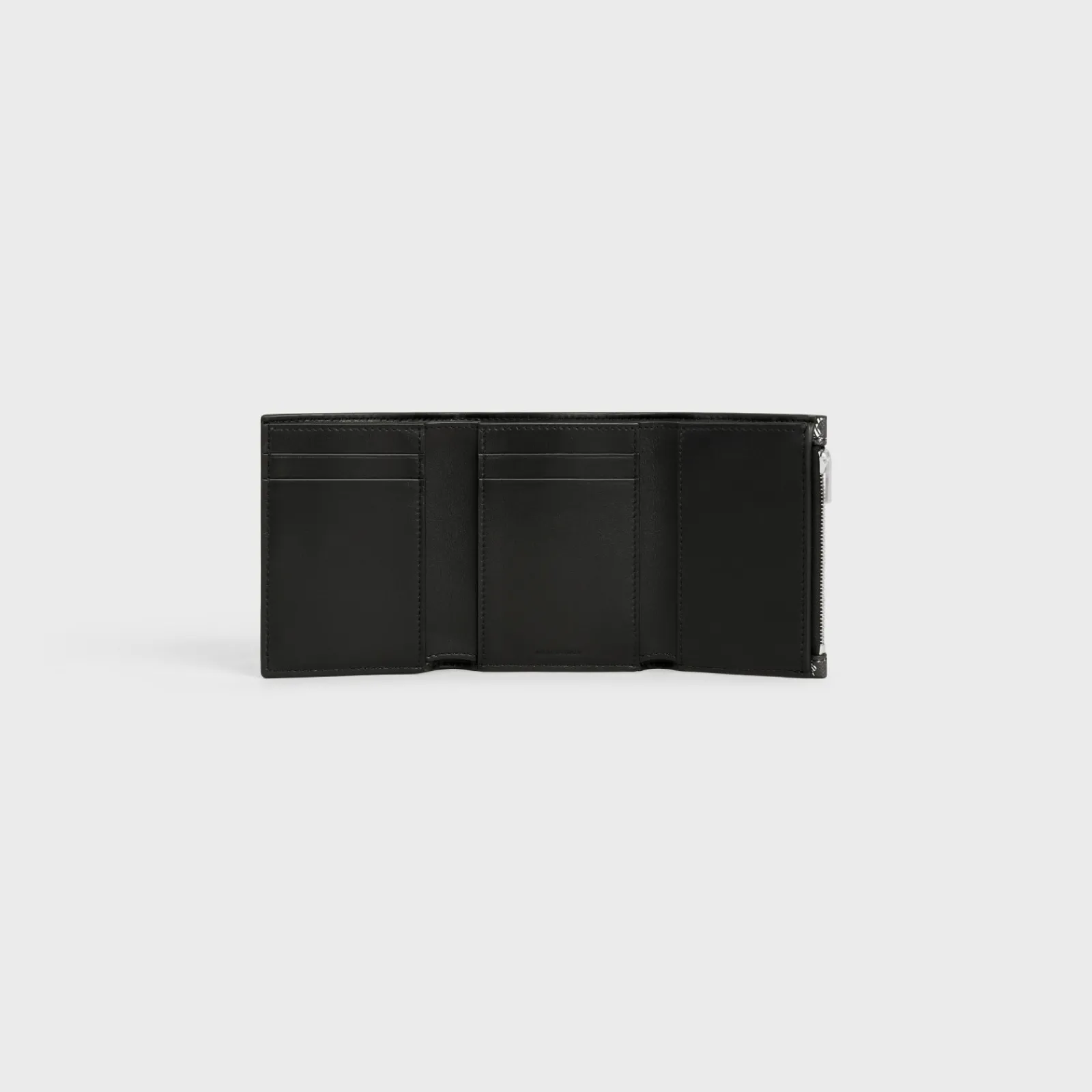 Clearance Fine Strap Wallet in Triomphe canvas two-tone and calfskin Triomphe Canvas | Categories·Allets