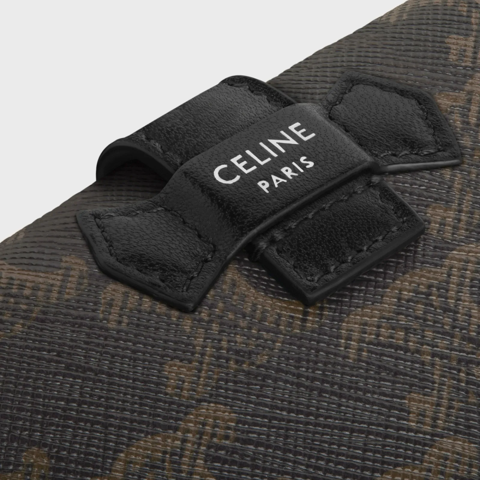 Discount Fine Strap Wallet in Triomphe Canvas and Lambskin Triomphe Canvas | Essentials