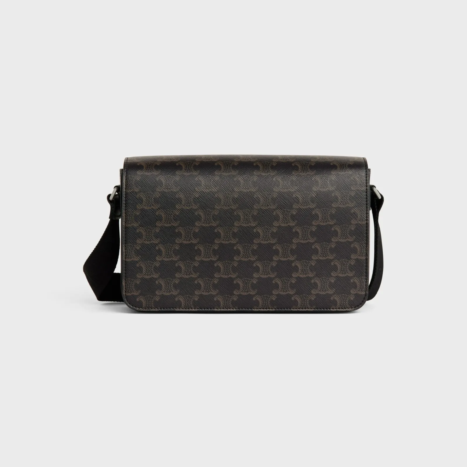 Outlet Flap Messenger in TRIOMPHE CANVAS AND CALFSKIN Triomphe Canvas | Categories·Cross-Body Bags