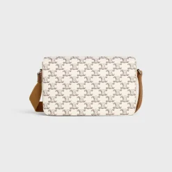 Fashion Flap Messenger in Triomphe Canvas and Calfskin Triomphe Canvas | Categories·Cross-Body Bags