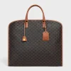 Clearance Garment Bag in Triomphe Canvas and Calfskin Travel