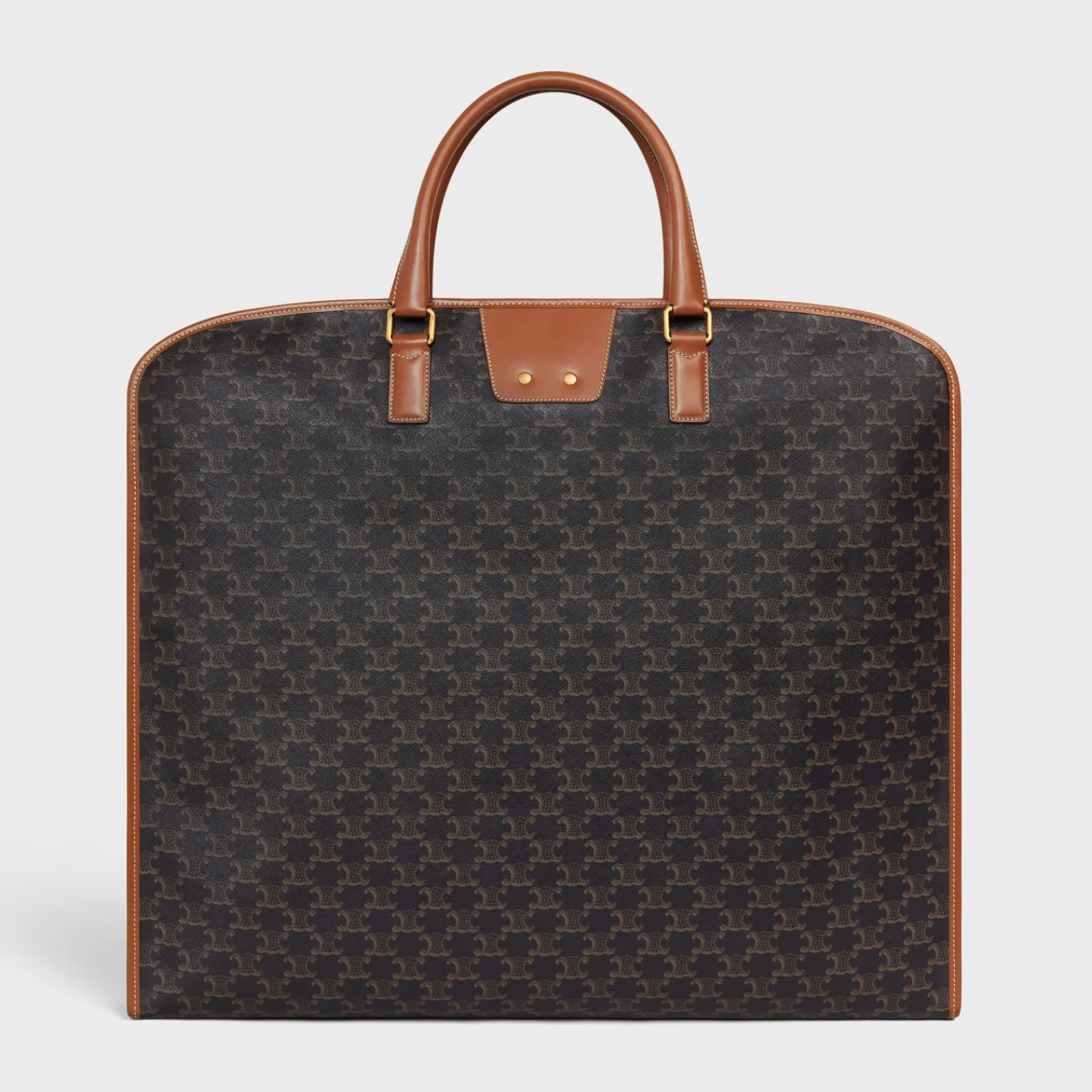 Clearance Garment Bag in Triomphe Canvas and Calfskin Travel