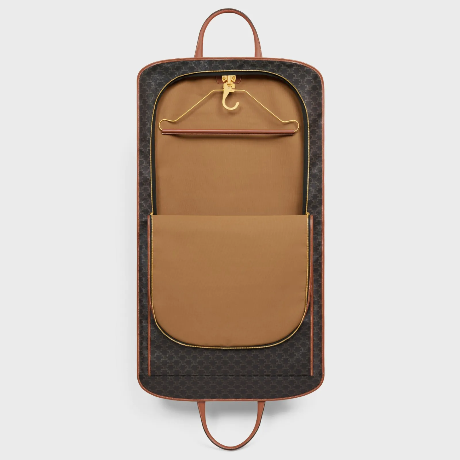 Clearance Garment Bag in Triomphe Canvas and Calfskin Travel