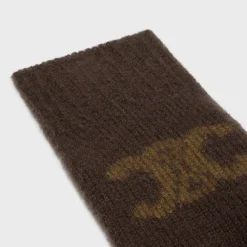 Discount gloves in monogram wool, cashmere and silk Women Hats And Gloves