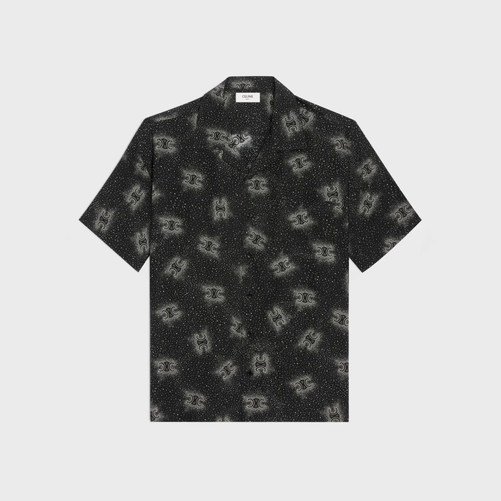 Fashion hawaiian shirt in printed crepe de chine Shirts