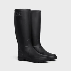 Clearance HIGH RAIN BOOTS in Natural Rubber Women Boots And Ankle Boots