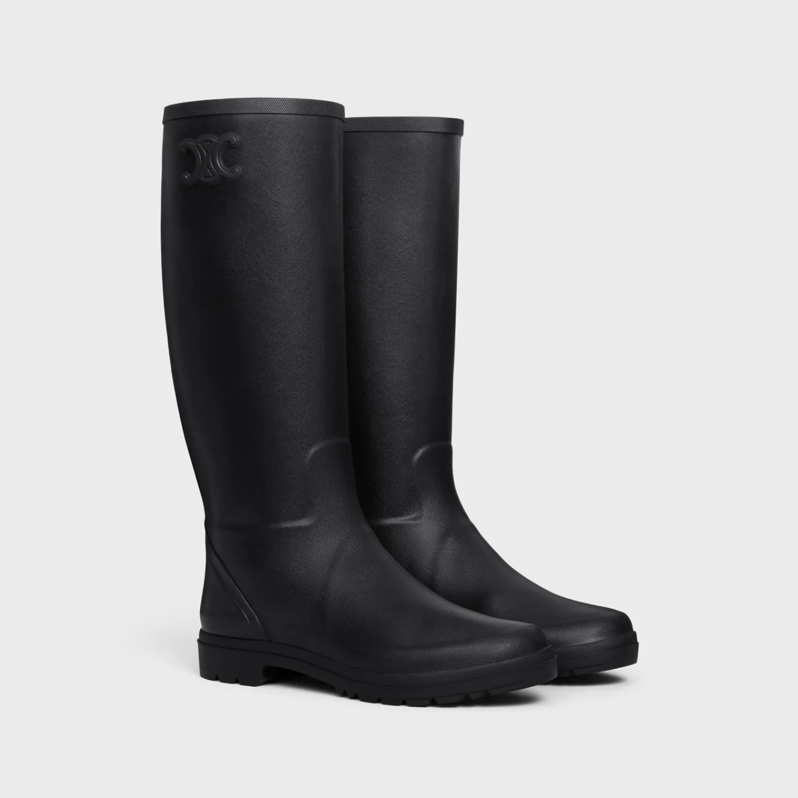 Clearance HIGH RAIN BOOTS in Natural Rubber Women Boots And Ankle Boots