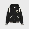 Fashion hooded teddy jacket in cashmere wool Coats & Blousons