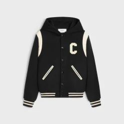 Fashion hooded teddy jacket in cashmere wool Coats & Blousons