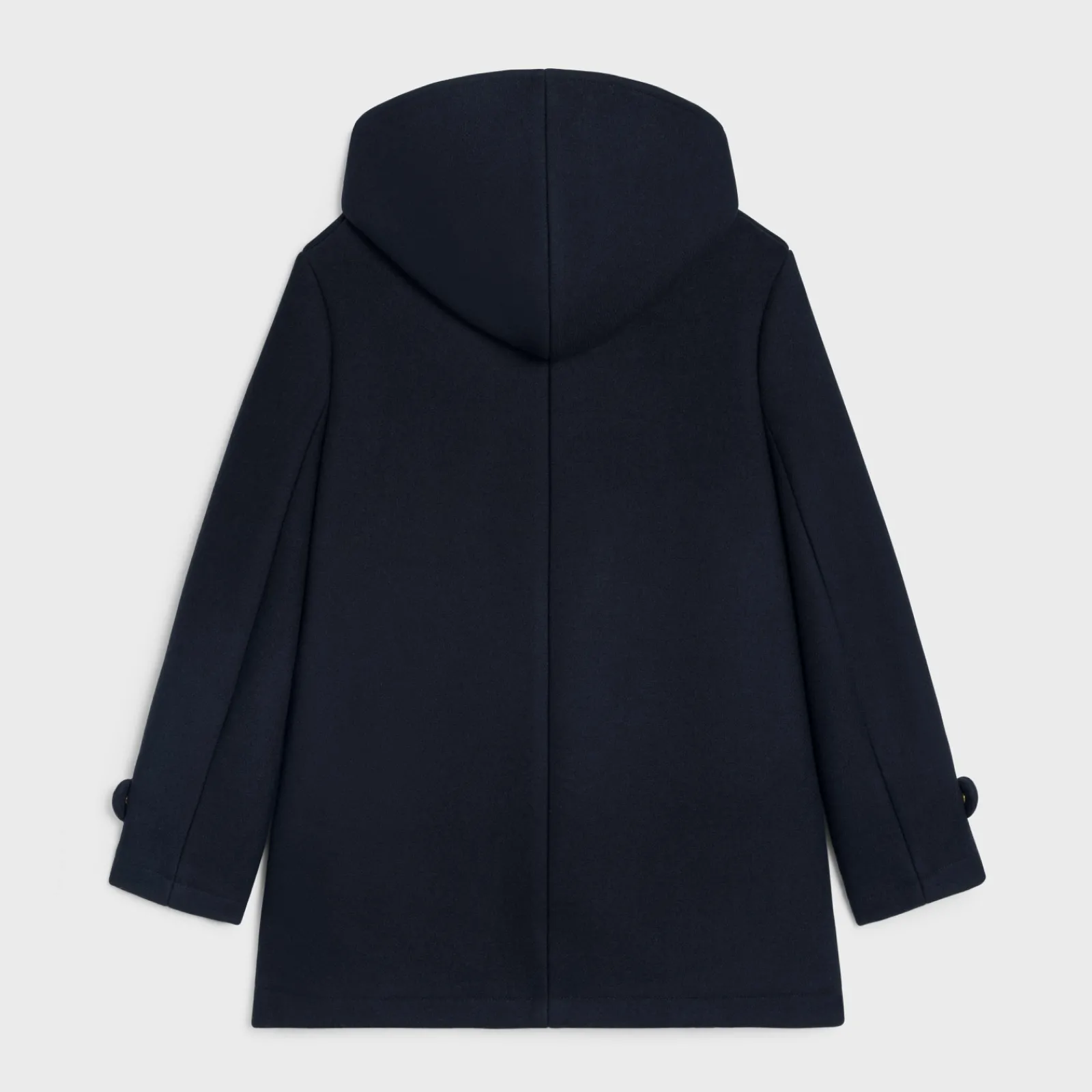 New hooded Triomphe coat in wool felt Women Coats