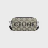New Horizontal pouch in TRIOMPHE CANVAS WITH PRINT Triomphe Canvas | Categories·Ech Accessories