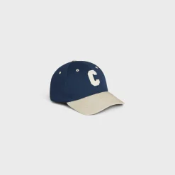 New initial baseball cap in cotton Hats And Soft Accessories
