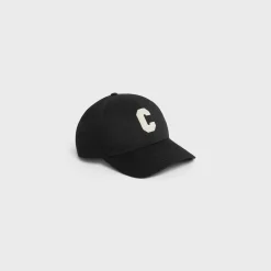 Hot Initial baseball cap in cotton Hats And Soft Accessories