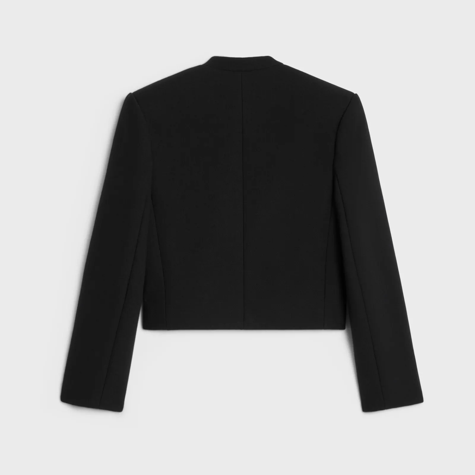New jacket in satin-lined double faced wool crepe Women Jackets